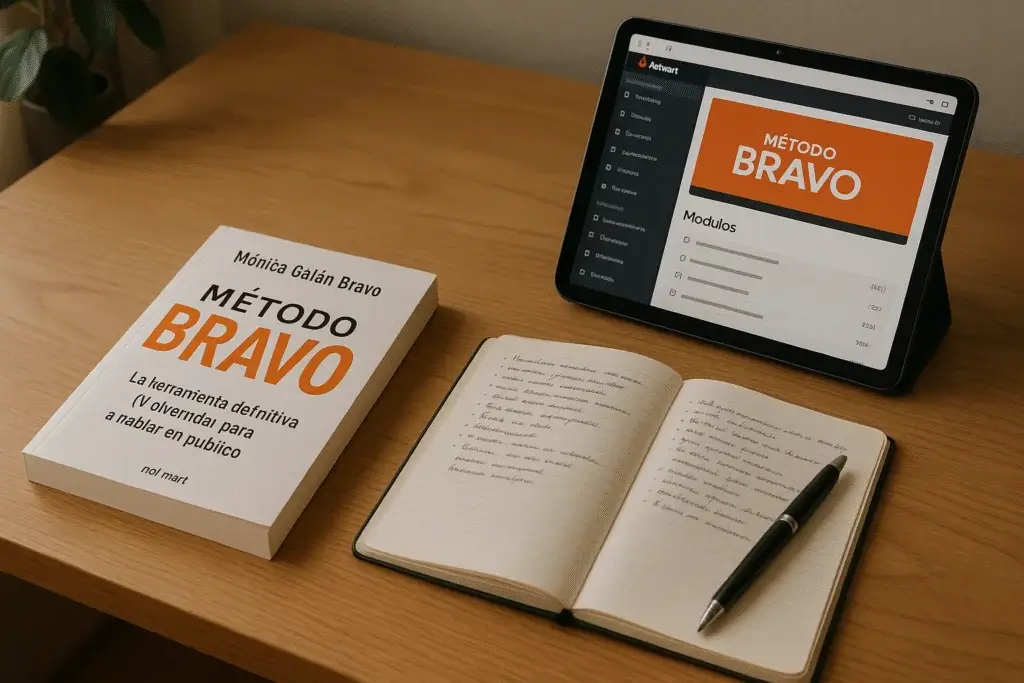 Libro Método BRAVO junto a la formación online de Mónica Galán Bravo